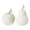 American Art Decor Cream Apple &#x26; Pear Fruit Tabletop D&#xE9;cor Set